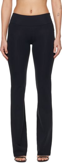 Courrèges Black Scuba Jersey Trousers