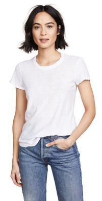 James Perse Sheer Slub Crew Neck Tee Black 3