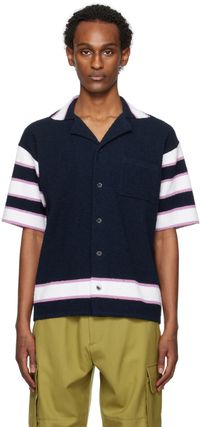 Marni Navy Beach Shirt