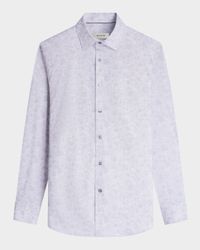 Men's OoohCotton James Tonal-Print Sport Shirt