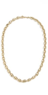 Tory Burch Delicate Gemini Necklace Light Brass One Size