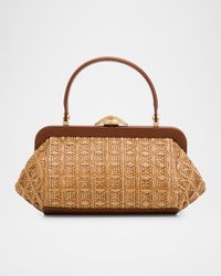Zuma Frame Woven Crossbody Bag