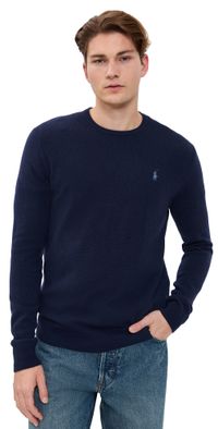Polo Ralph Lauren Original Label Lux Merino Crew Neck Sweater Hunter Navy XXL