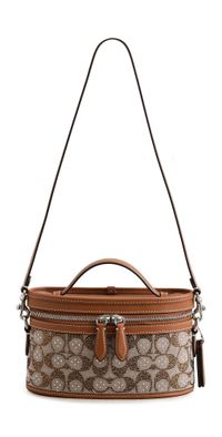 Coach Crystal Signature Jacquard Trail Bag LH/Burnished Amber One Size