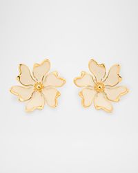 Large Cherry Blossom Earrings