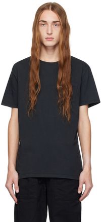 Noah Black Classic Pocket T-Shirt
