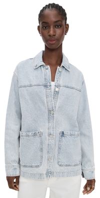 Z Supply On The Road Denim Jacket Faded Indigo S