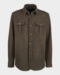 Men's Felpa Generale Prince of Wales Overshirt