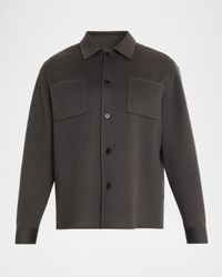 Men's Wool Double-Face Shirt Jacket