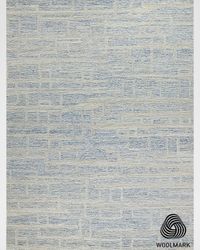 Park City Hand-Tufted Blue/Ivory Rug, 8' x 10'