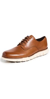 Cole Haan Zergrand Remastered Plain Toe Oxford Sneakers Ch British Tan/Ivory 13