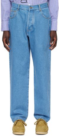 Pop Trading Company Blue Crest Jeans