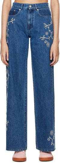 Kenzo Indigo Ayame Jeans
