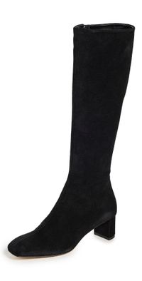 AEYDE Marty Cow Suede Leather Boots Black 35