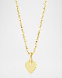 18k Heart Charm Necklace