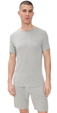 Calvin Klein Underwear Ultra Soft Modal Sleep Crew Neck T-Shirt Grey Heather S