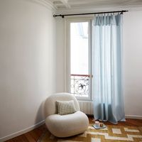 Madura - Rideau panneau - Taille 140x275 - Bleu