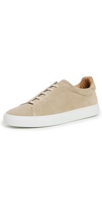 GREATS Royale 2.0 Suede Slip-On Sneakers Sand 10