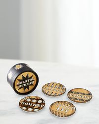 Molotov Cocktail Coasters, Set of 4