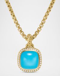 Albion Enhancer with Gemstones and Diamonds in 18K Gold, 11mm