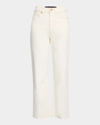 Dylan High-Rise Straight Ankle Jeans