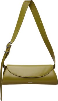 Jil Sander Green Cannolo Small Bag