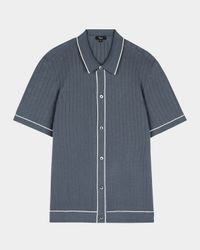 Men's Caroubis Solid Linen Sport Shirt