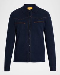 Men's Cashmere Western Shirt