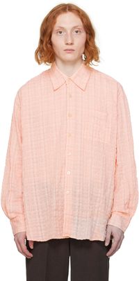 OUR LEGACY Pink Borrowed Shirt