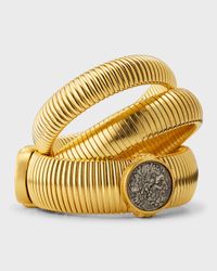 Cobra Coin Bracelets, Set of 3