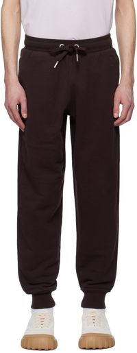 AMI Paris Burgundy Jogging Ami de Coeur Sweatpants