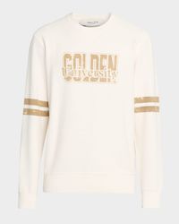 Men's Cotton Fleece Golden University Sweatshirt
