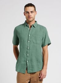 Portuguese Flannel - Chemise col classique en lin - Taille XL - Vert