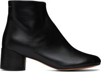 MM6 Maison Margiela Black Anatomic Ankle Boots