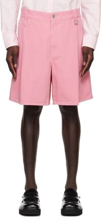 WOOYOUNGMI Pink Pleated Shorts