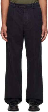 Bally Pantalon noir à pinces
