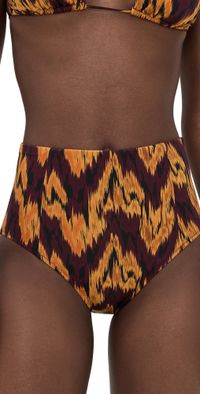 Ulla Johnson Zahara High Waisted Bikini Bottoms Terra P