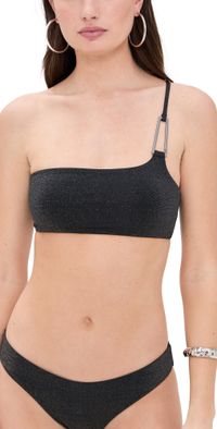 Onia Alaia Bikini Top Black XL