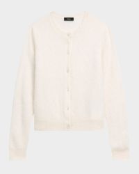 Brushed Cashmere Cardigan