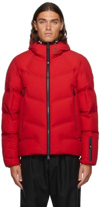 Moncler Grenoble Red Down Arcesaz Jacket