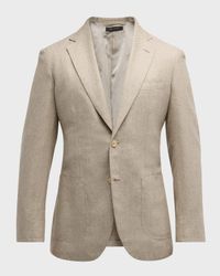 Men's Melange Twill Blazer