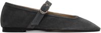 Le Monde Beryl Gray Mary Jane Ballerina Flats