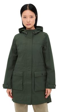 Sweaty Betty Stride Waterproof Parka Dark Forest Green S