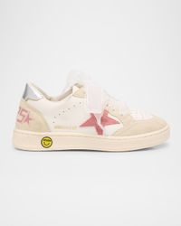 Girl's Ballstar Suede Low Top Sneakers, Baby/Toddlers