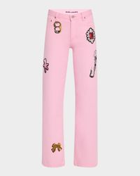 Runway Charm Straight-Leg Jeans