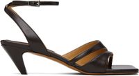 Stella McCartney Brown Stella Spur Kitten Heeled Sandals