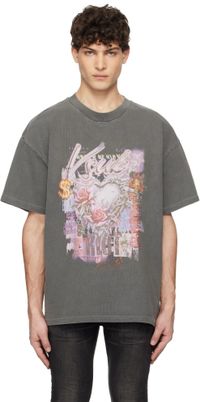 Ksubi Gray Sketch Ekcess T-shirt