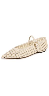 Ulla Johnson Crochet Flats Natural 41