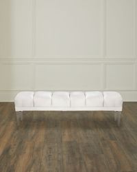 Becky Acrylic-Leg Bench 60"