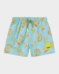 Boy's Niko Swim Shorts, Size 7-10